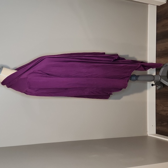 Lululemon purple Universal Wrap Draped Waterfall Open Front Cardigan - Picture 3 of 8
